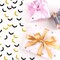120pcs Bat Confetti, Bat Shaped Paper Scatter, Black&Gold Glitter